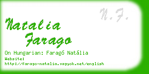 natalia farago business card