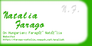 natalia farago business card